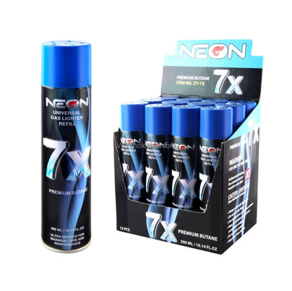 Neon Butane - 5x, 7x, and 11x Refined - Premium Fuel for Your Lighters - 300ml