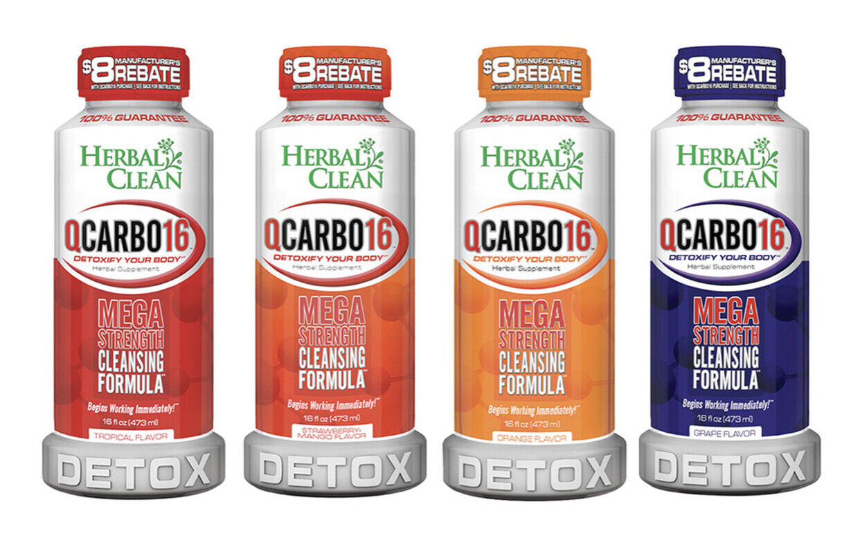 Herbal Clean QCarbo16 - Detox and Cleanse for a Fresh Start
