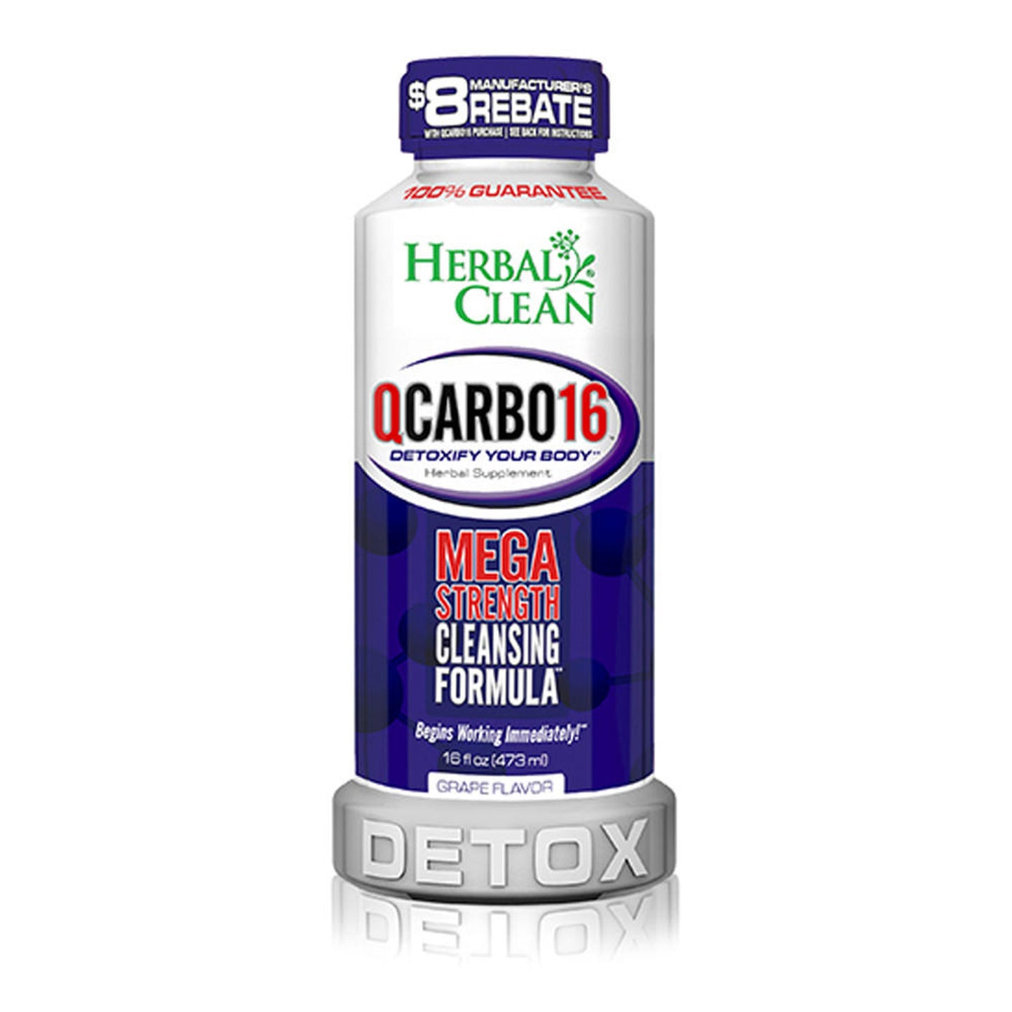 Herbal Clean QCarbo16 - Detox and Cleanse for a Fresh Start